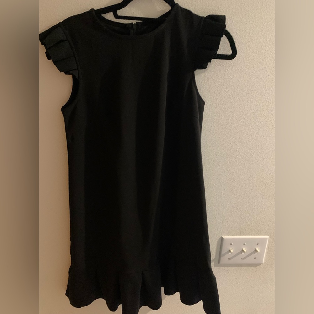 Black mini dress